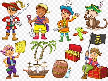 Piracy Cartoon Royalty-free Illustration - Vector Pirate 