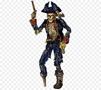 Piracy Skeleton Skull Joint Party - Pirate Skull 