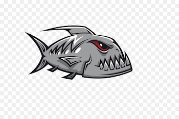 Piranha Cartoon Royalty-free Clip art - shark 