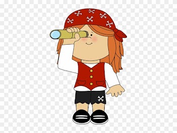 Pirate Clip Art - Girl Pirate Clip Art