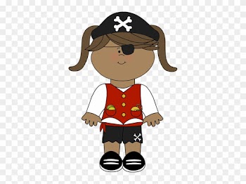 Pirate Girl - Pirate Girl Clip Art