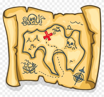 Pirate Map - Fortnite Greasy Grove Treasure Map