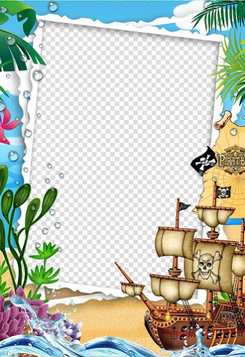Pirate ship , frame, Mood Frame transparent background PNG clipart