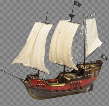 Pirate Ship transparent background