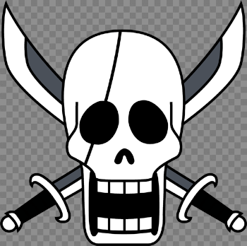 Pirate Skull PNG High-Quality Image