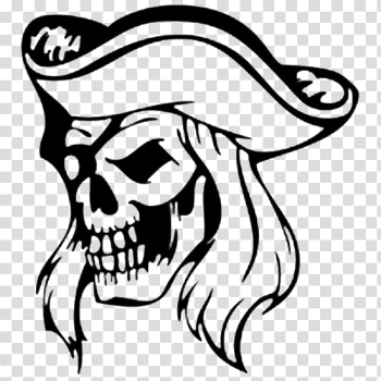 Pirate Skull Transparent Background PNG