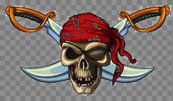 Pirate Skull Transparent Image