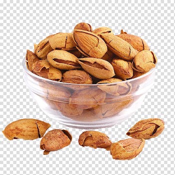 Pistachio nuts on clear glass bowl, Almond Squirrel Dried fruit Snack Nut, Bowl Almond transparent background PNG clipart