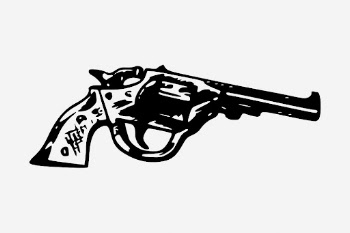 Pistol gun drawing, vintage weapon | Free Photo - rawpixel