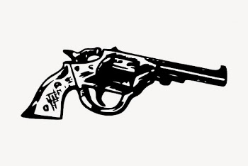 Pistol gun drawing, vintage weapon | Free Vector - rawpixel