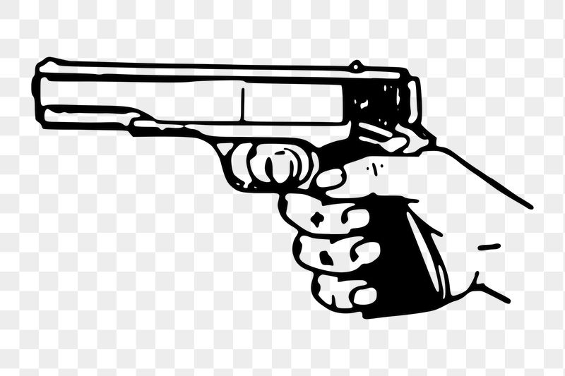 Pistol gun png sticker, transparent | Free PNG - rawpixel