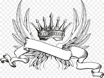 Pixabay Illustration - crown,Black and white,sketch 