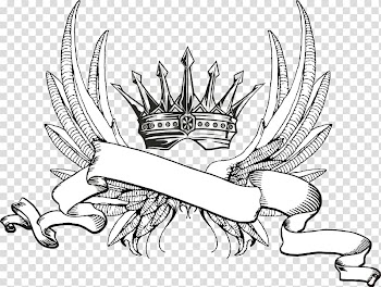 Pixabay Illustration, crown,Black and white,sketch transparent background PNG clipart