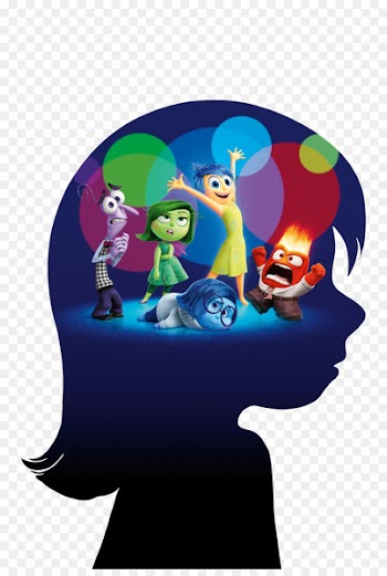 Pixar Emotion Film Poster - brain 