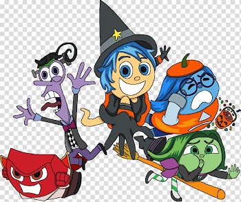 Pixar YouTube Halloween Iron-on Sadness, youtube transparent background PNG clipart