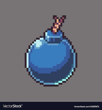 pixel art bomb dynamite grenade