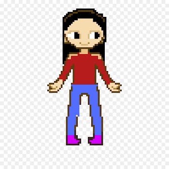 Pixel art Character Drawing Cartoon Image - kaitlyn streamer 
