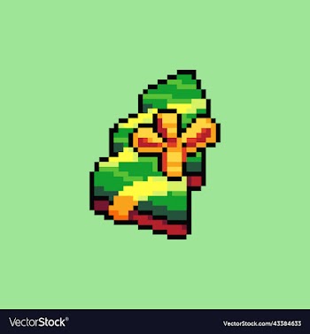 pixel art christmas or birthday gift box