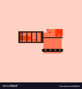 Pixel art dog vector image