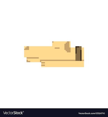Pixel art dog vector image