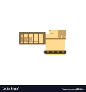 Pixel art dog vector image