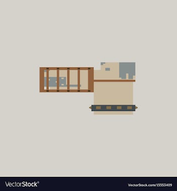 Pixel art dog vector image