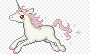 Pixel art Drawing Image Robot Unicorn Attack - unicorn neko 