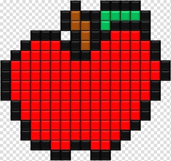 Pixel art Heart, heart transparent background PNG clipart