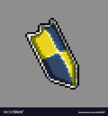 pixel art knight shield for ga