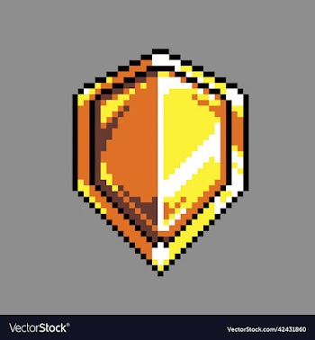pixel art knight shield for ga