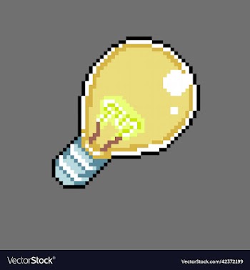 pixel art lamp