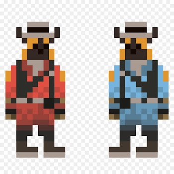 Pixel art Pattern Drawing Sprite Image - pyro stamp 