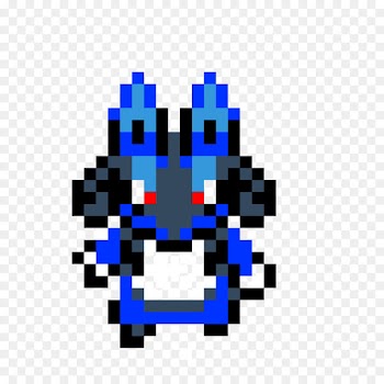 Pixel art Portable Network Graphics Image Transparency - lucario watercolor 