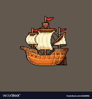 pixel art ship editable