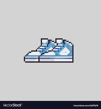 pixel art sneaker