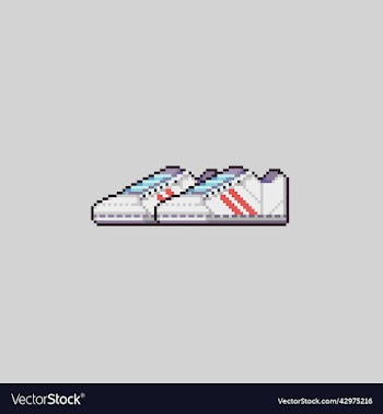 pixel art sneaker