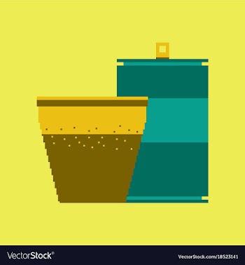 Pixel icon in flat style can of soda and glass vector image