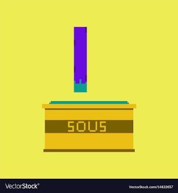 Pixel icon in flat style french fries and sauce vector image