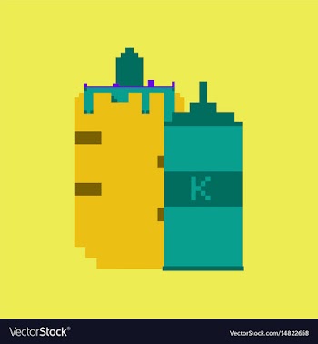 Pixel icon in flat style french hot dog and vector image