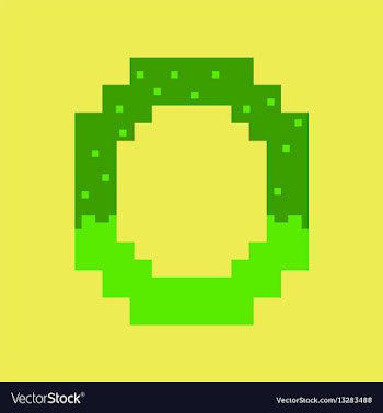 Pixel icon in flat style pretzel vector image