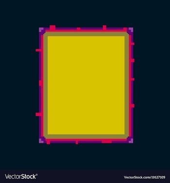 Pixel icon in flat style sandwich vector image