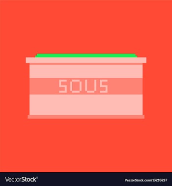 Pixel icon in flat style sauce vector image