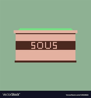 Pixel icon in flat style sauce vector image