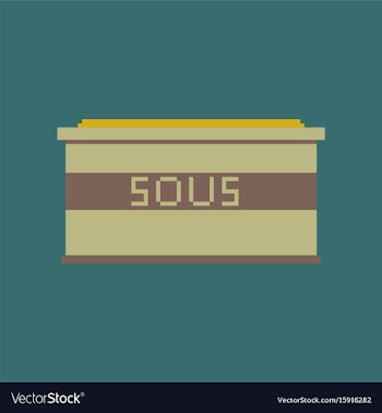 Pixel icon in flat style sauce vector image