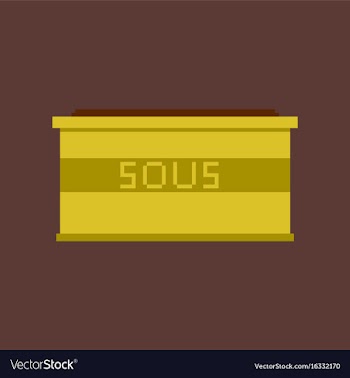 Pixel icon in flat style sauce vector image