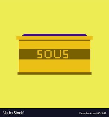 Pixel icon in flat style sauce vector image