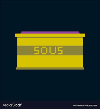 Pixel icon in flat style sauce vector image