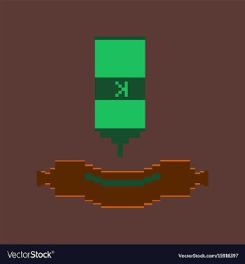 Pixel icon in flat style sausage with ketchup vector image