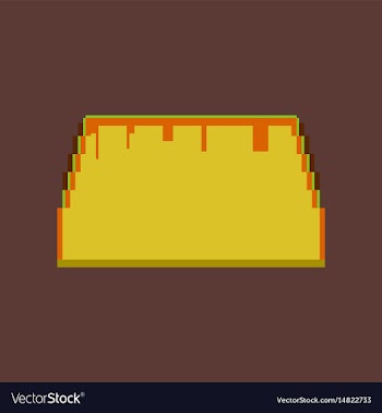 Pixel icon in flat style tacos vector image
