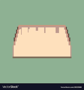 Pixel icon in flat style tacos vector image